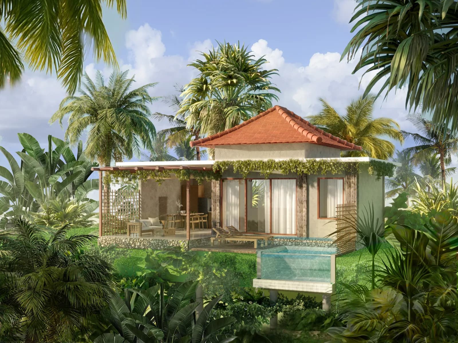 1 bedroom villa