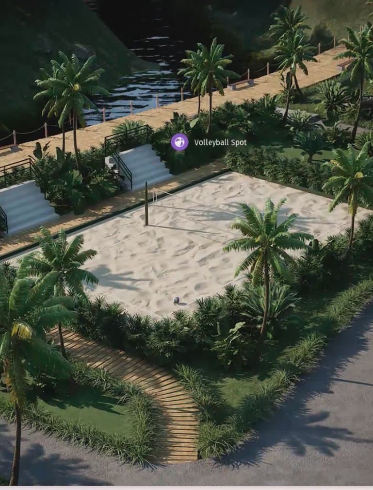 Volleyball court