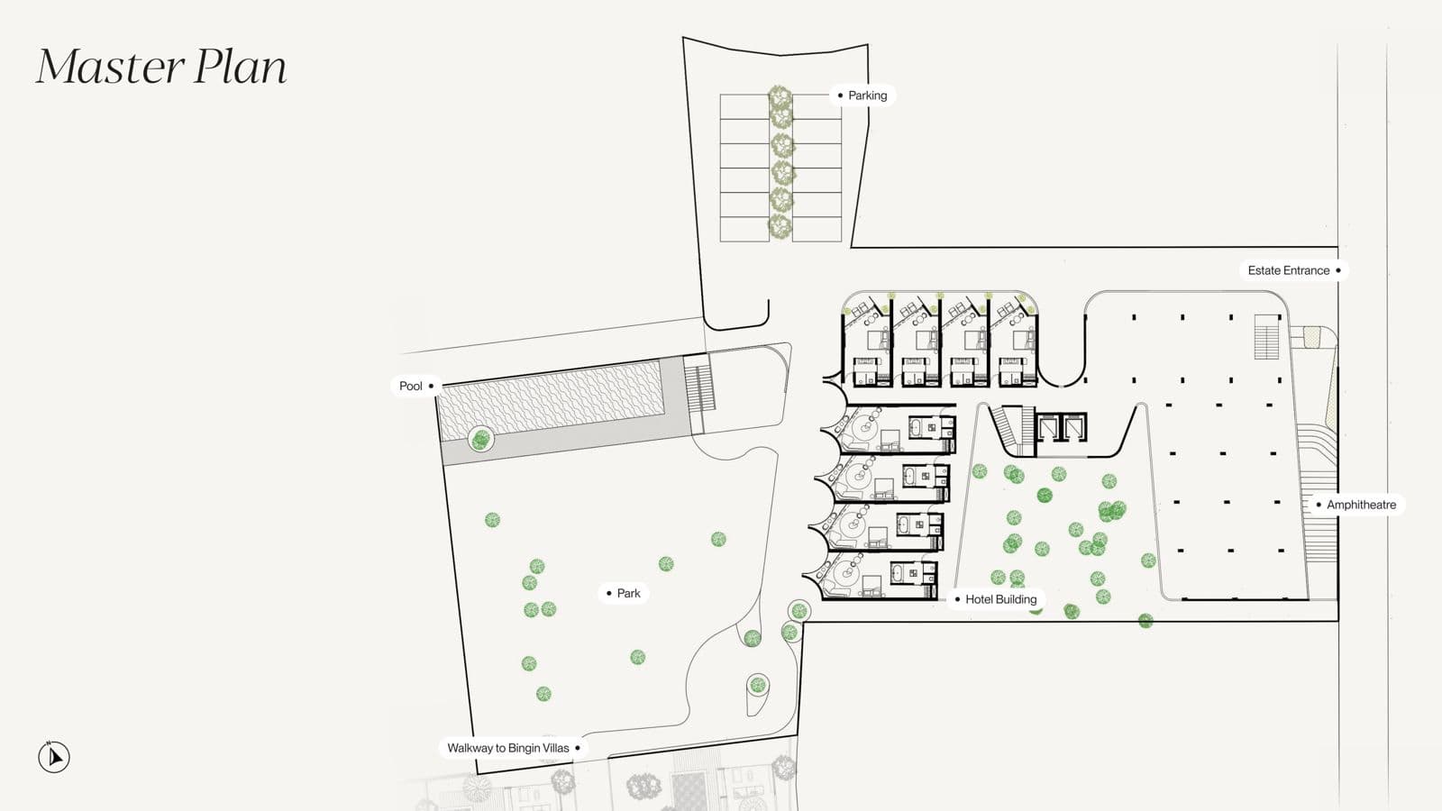 Master plan and floor plans