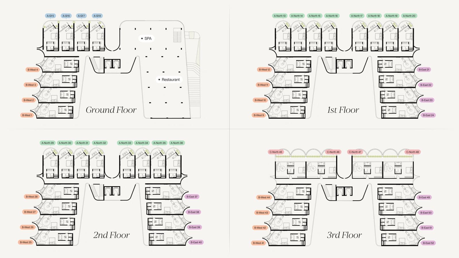 Master plan and floor plans