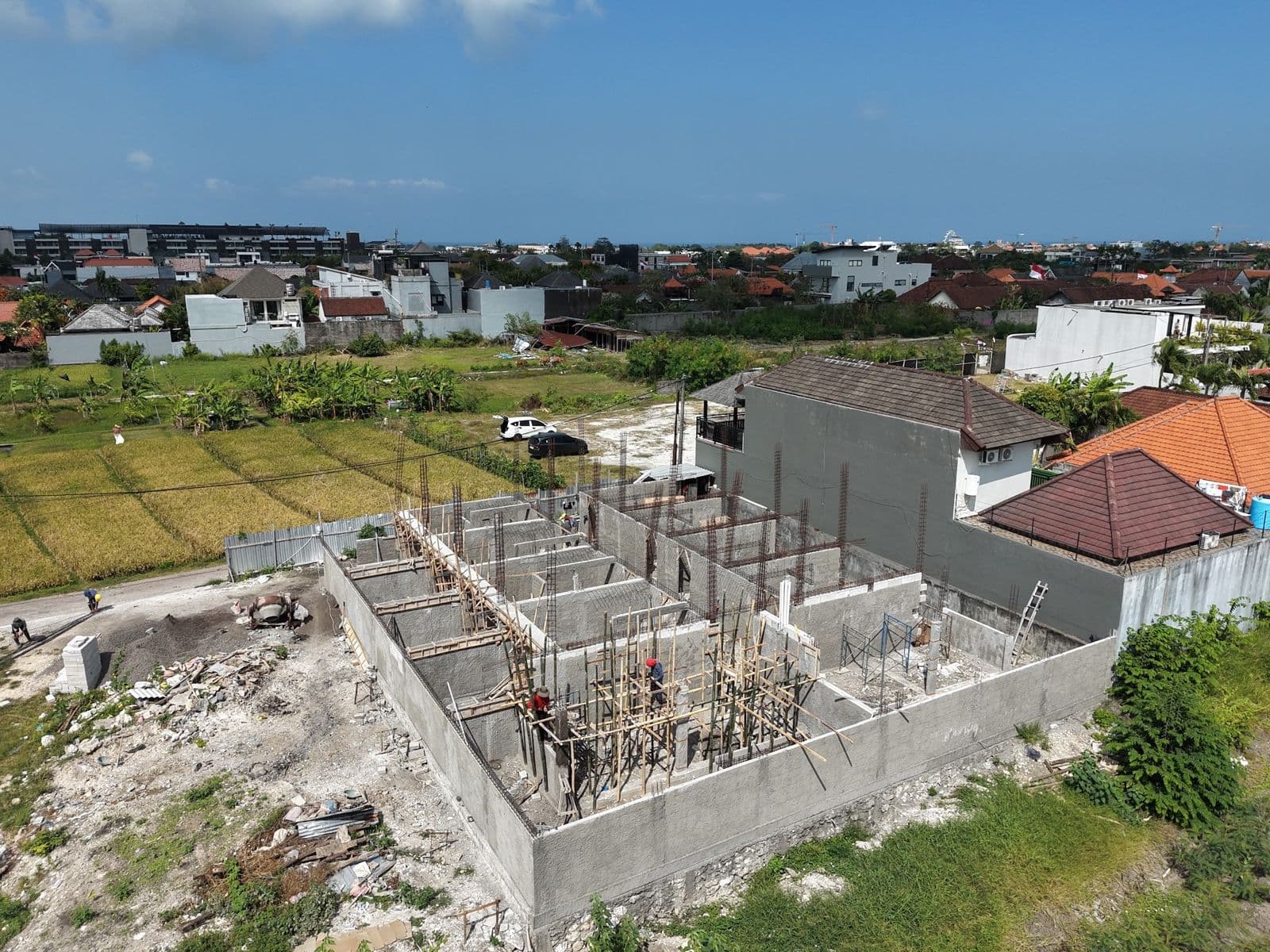 Construction progress, August 2026