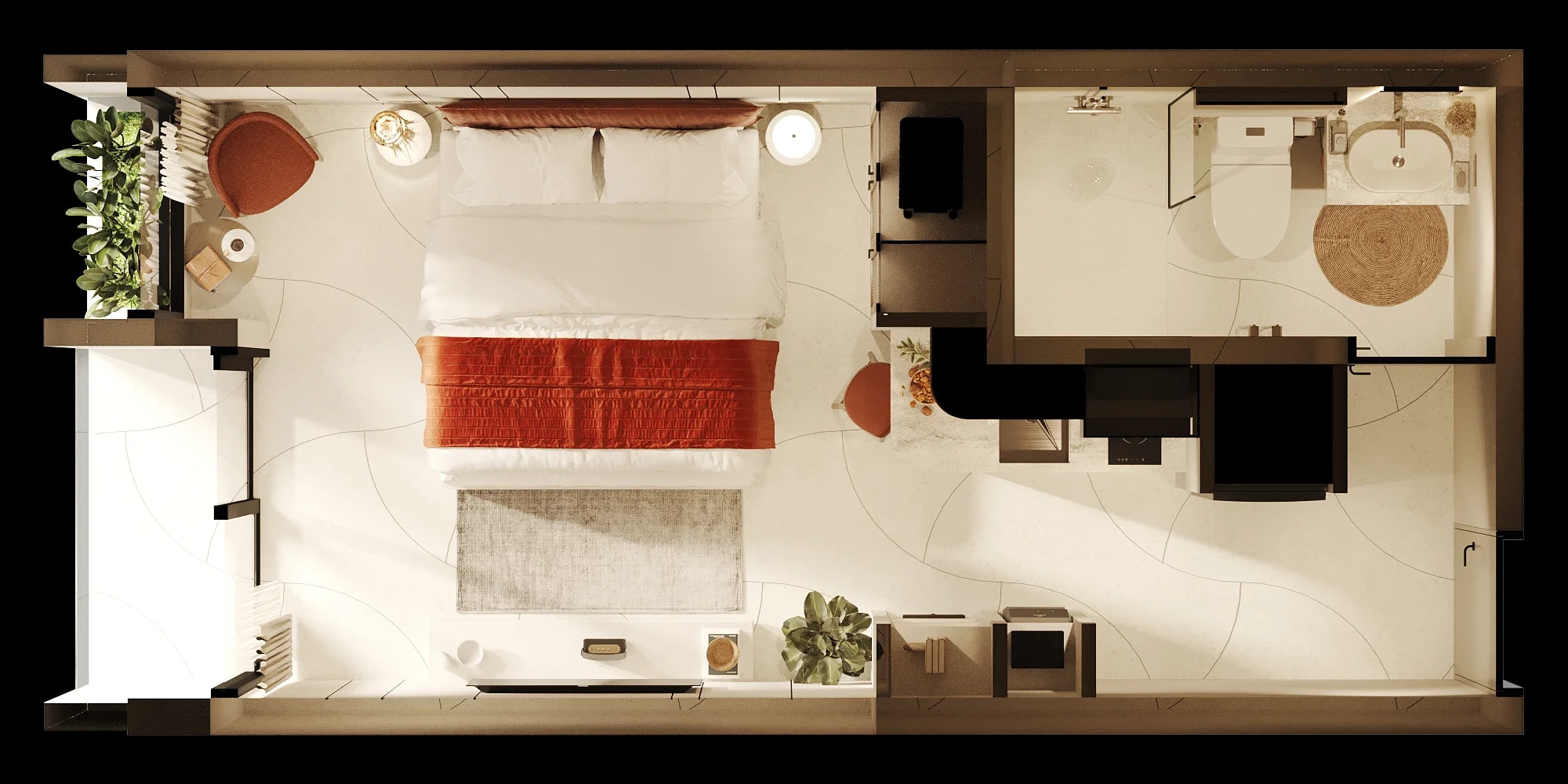 Elysium Eco city 27 sqm (type V5)  : план этажа 1