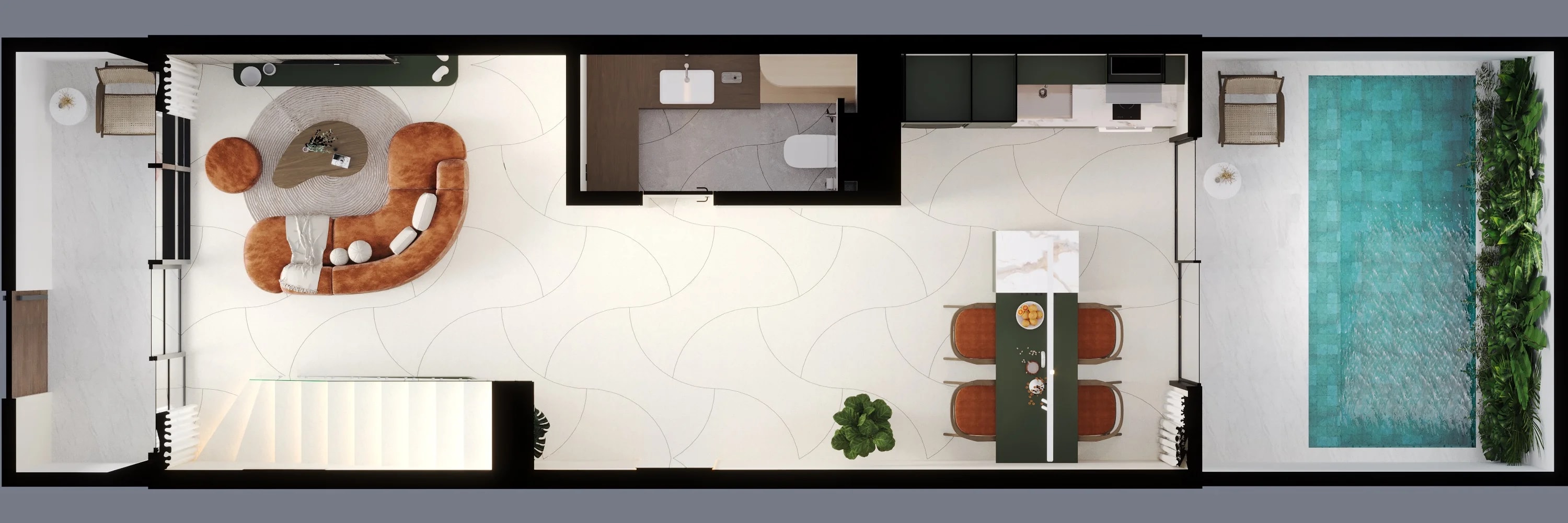 Elysium Eco city Smart villas (townhouses): план этажа 1