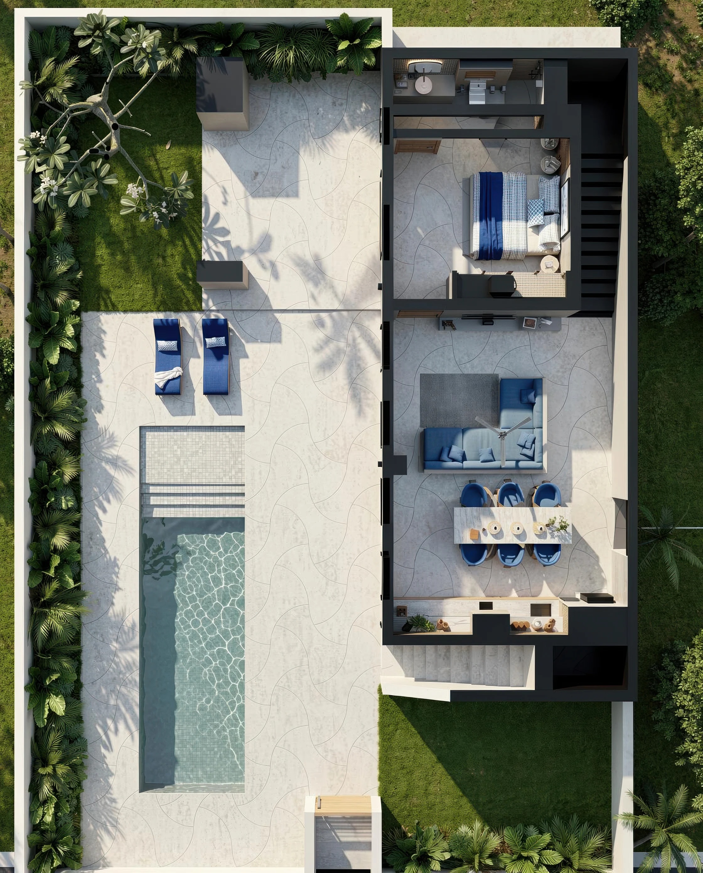 EDEM II 3 BR Villa floor 2 plan