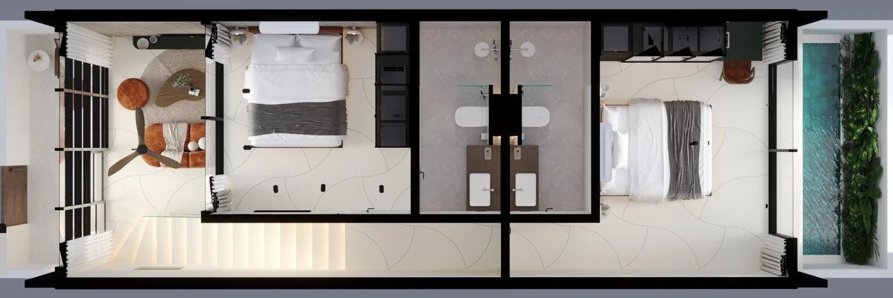 Elysium Eco city Smart villas (townhouses): план этажа 2