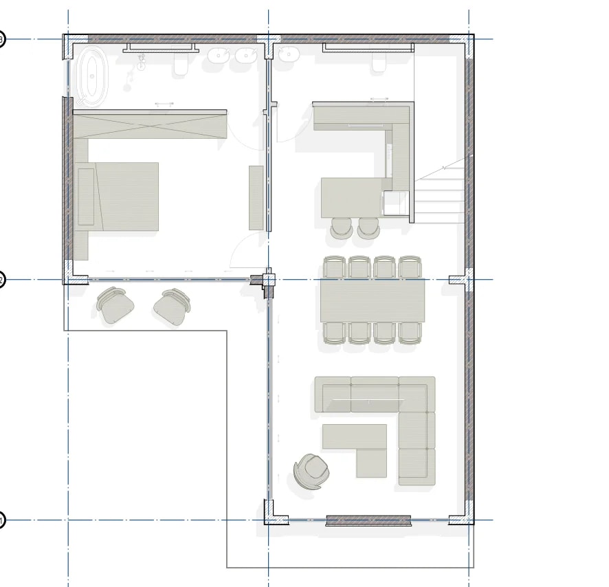 MINORI type D floor 1 plan
