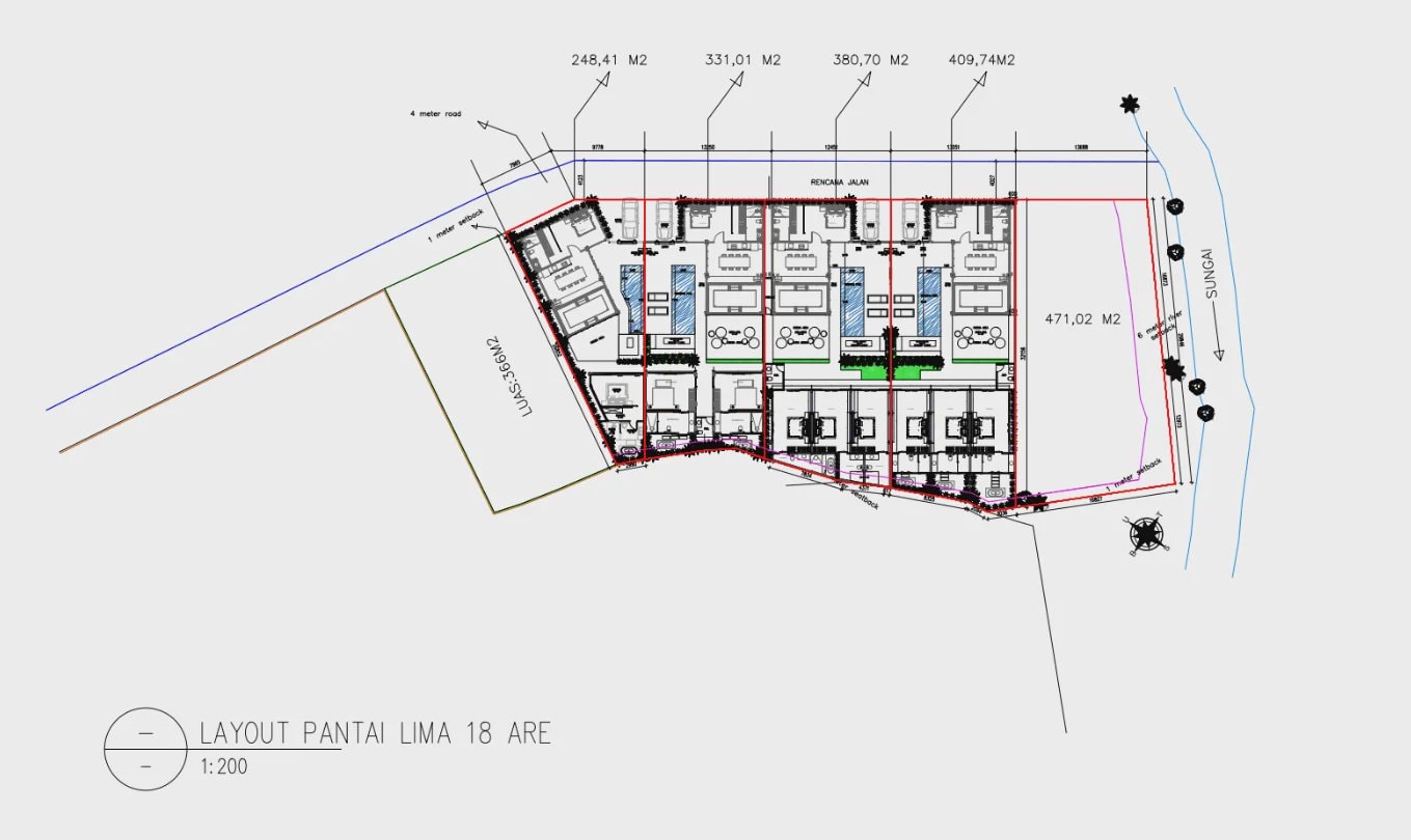 Baliwood II real estate project in Pererenan, Bali — 62