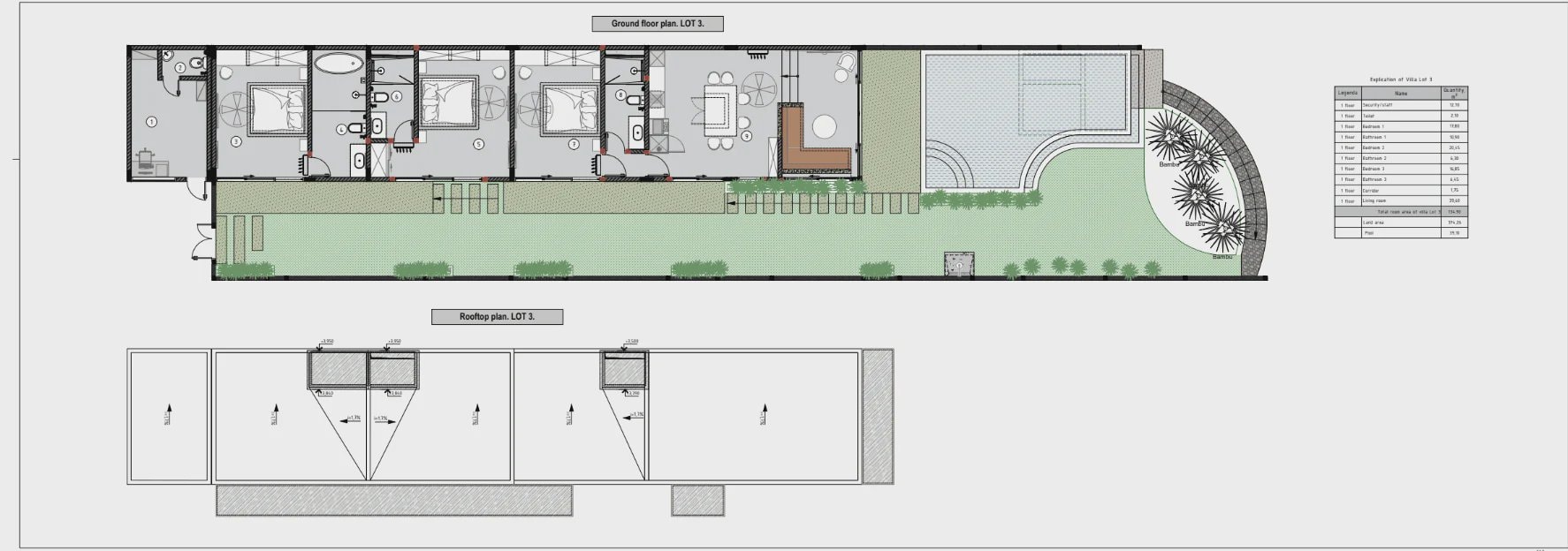 Garden Villa II LOT 3 floor 1 plan