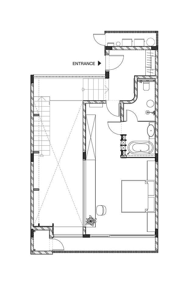 Lyvin Gardens Вилла типа B · 2 спальни: план этажа 2