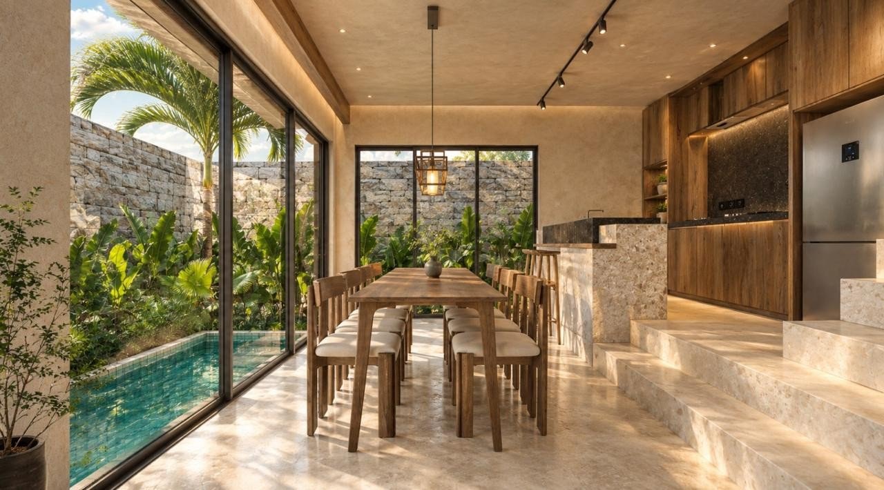 Berawa Private Suite Вилла с 3 спальнями — 104 м²: изображение 3