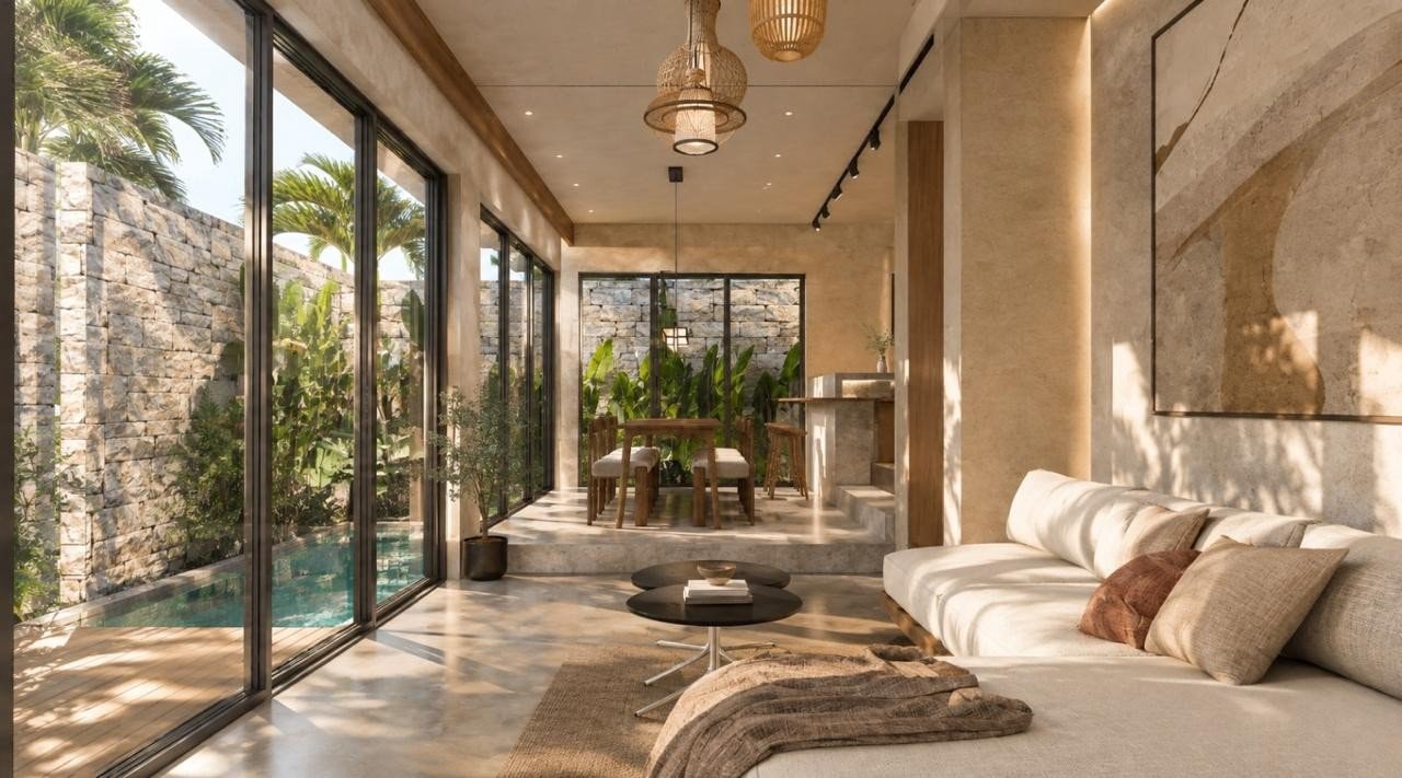 Berawa Private Suite Вилла с 3 спальнями — 104 м²: изображение 4
