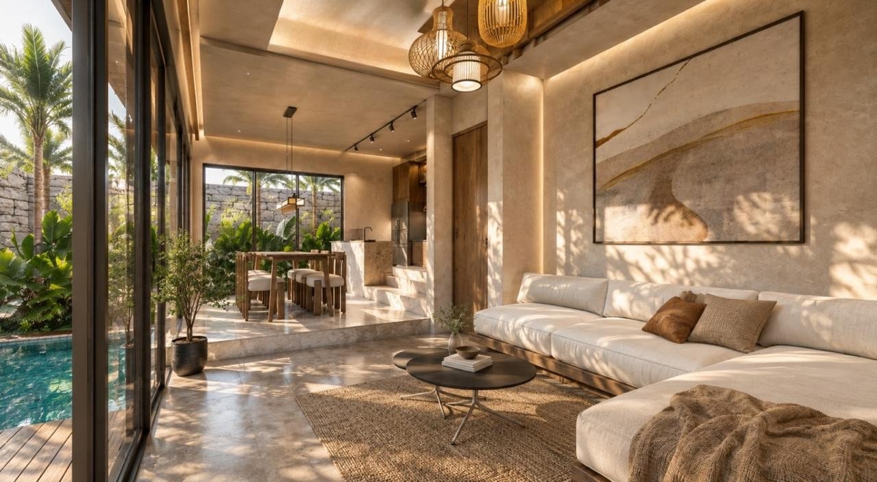 Berawa Private Suite Вилла с 3 спальнями — 104 м²: изображение 5