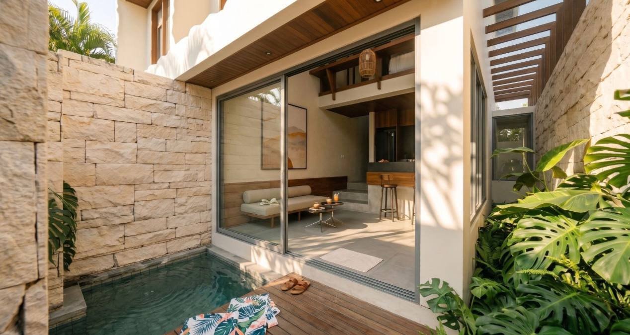 Berawa Private Suite Вилла с 1 спальней — 65 м²: изображение 2