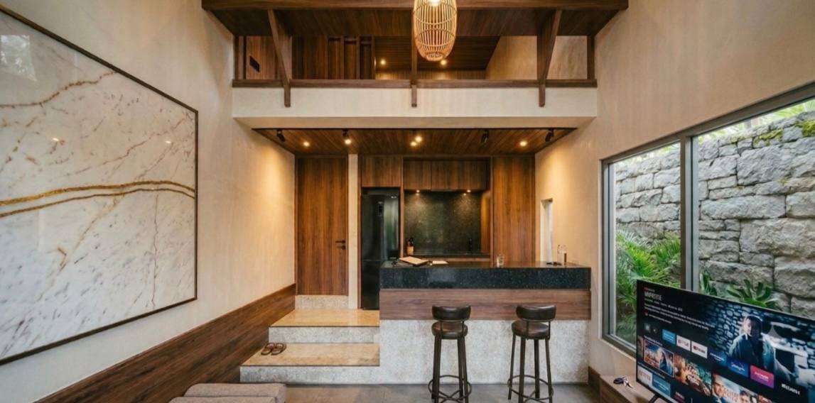 Berawa Private Suite Вилла с 1 спальней — 65 м²: изображение 3