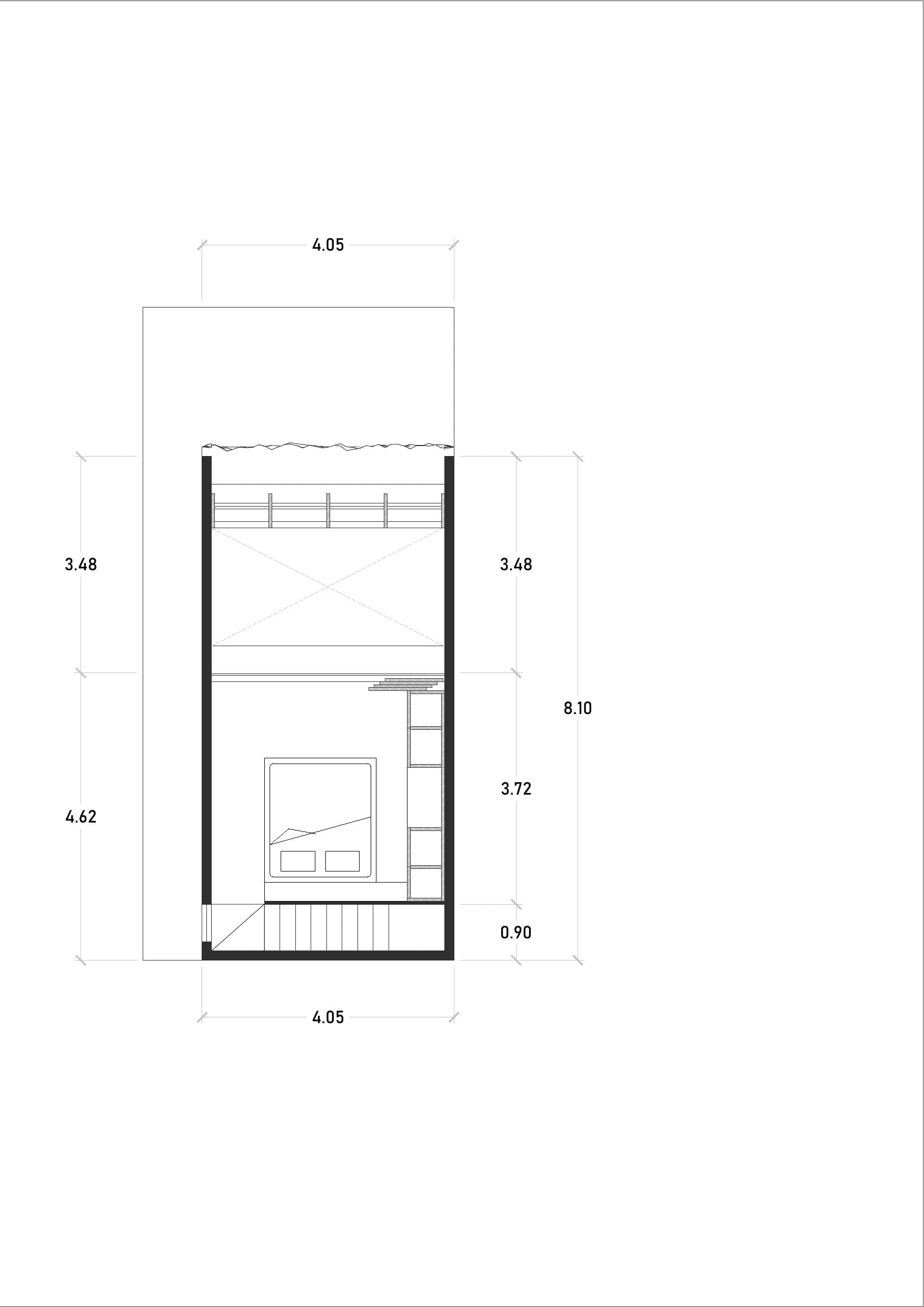 Berawa Private Suite Вилла с 1 спальней — 65 м²: план этажа 2