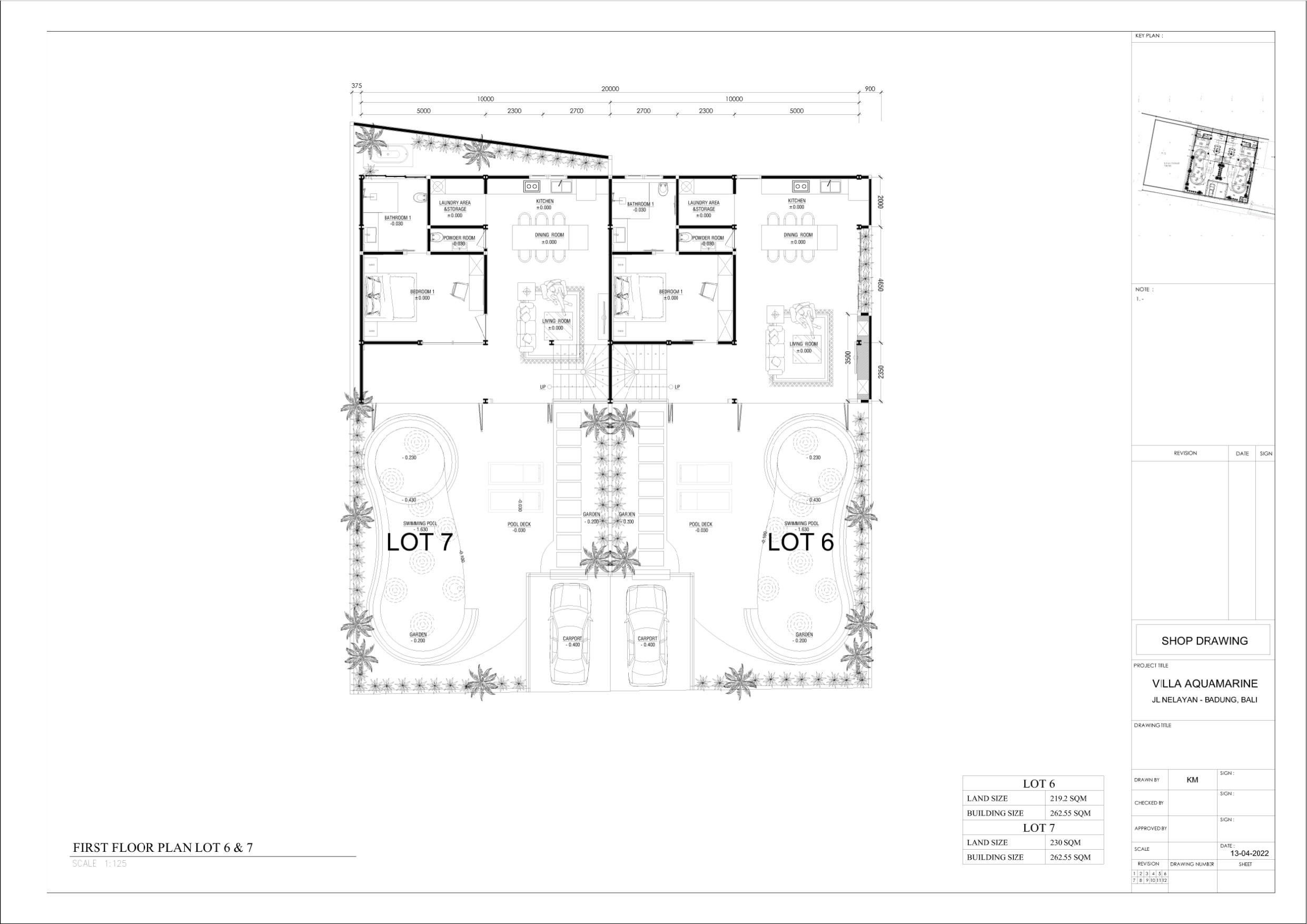 Aquamarine I 3 Bedroom Villa · 271.6 m² floor 1 plan