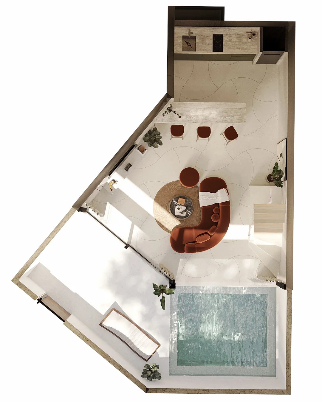 Elysium Eco city 75 m2 (type A6.1): план этажа 1