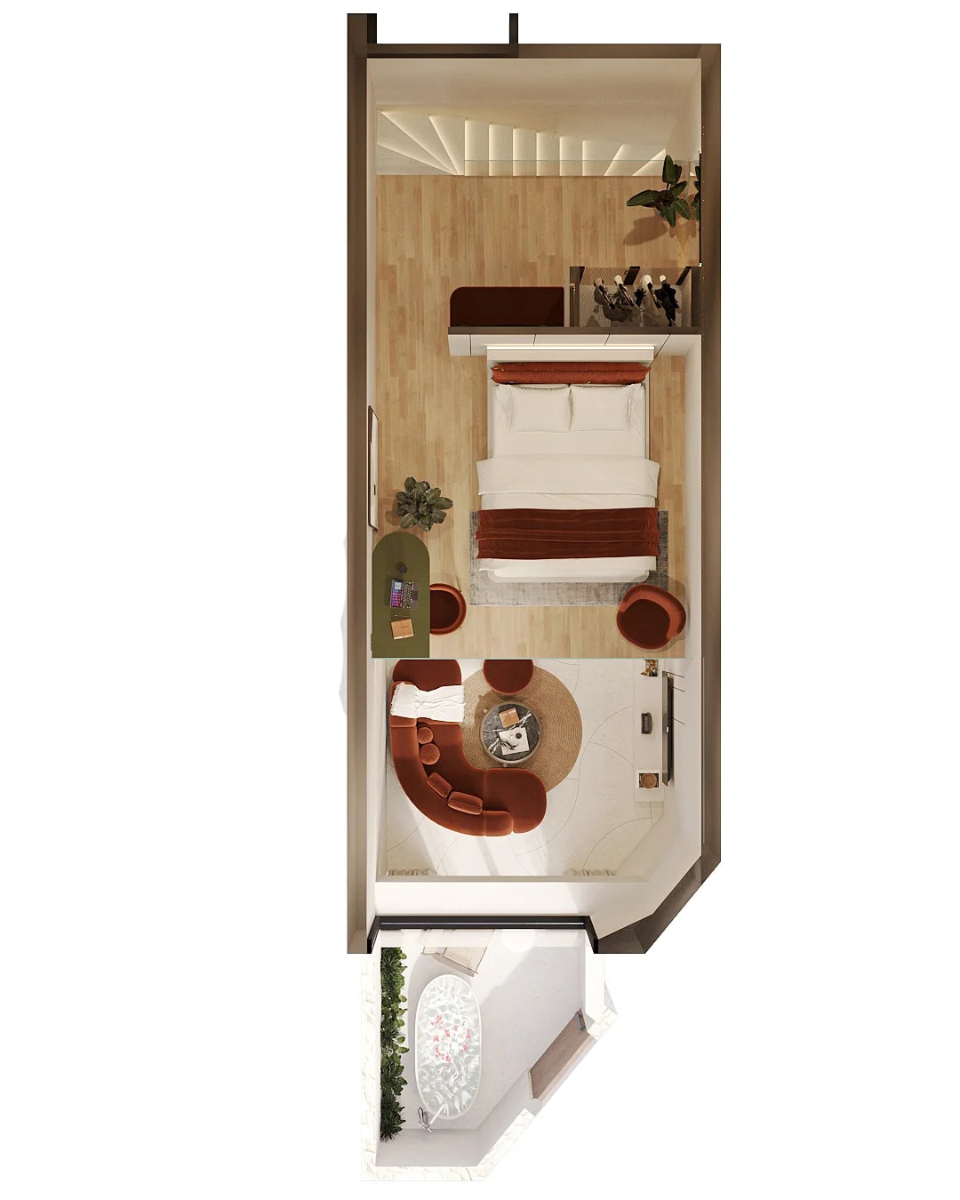 Elysium Eco City 51 m2 (type A2) floor 2 plan