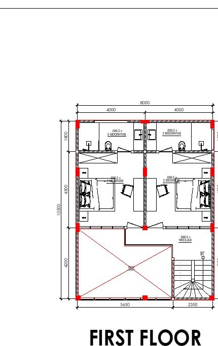 Aquamarine III Вилла с 3 спальнями · 274,43 м²: план этажа 2