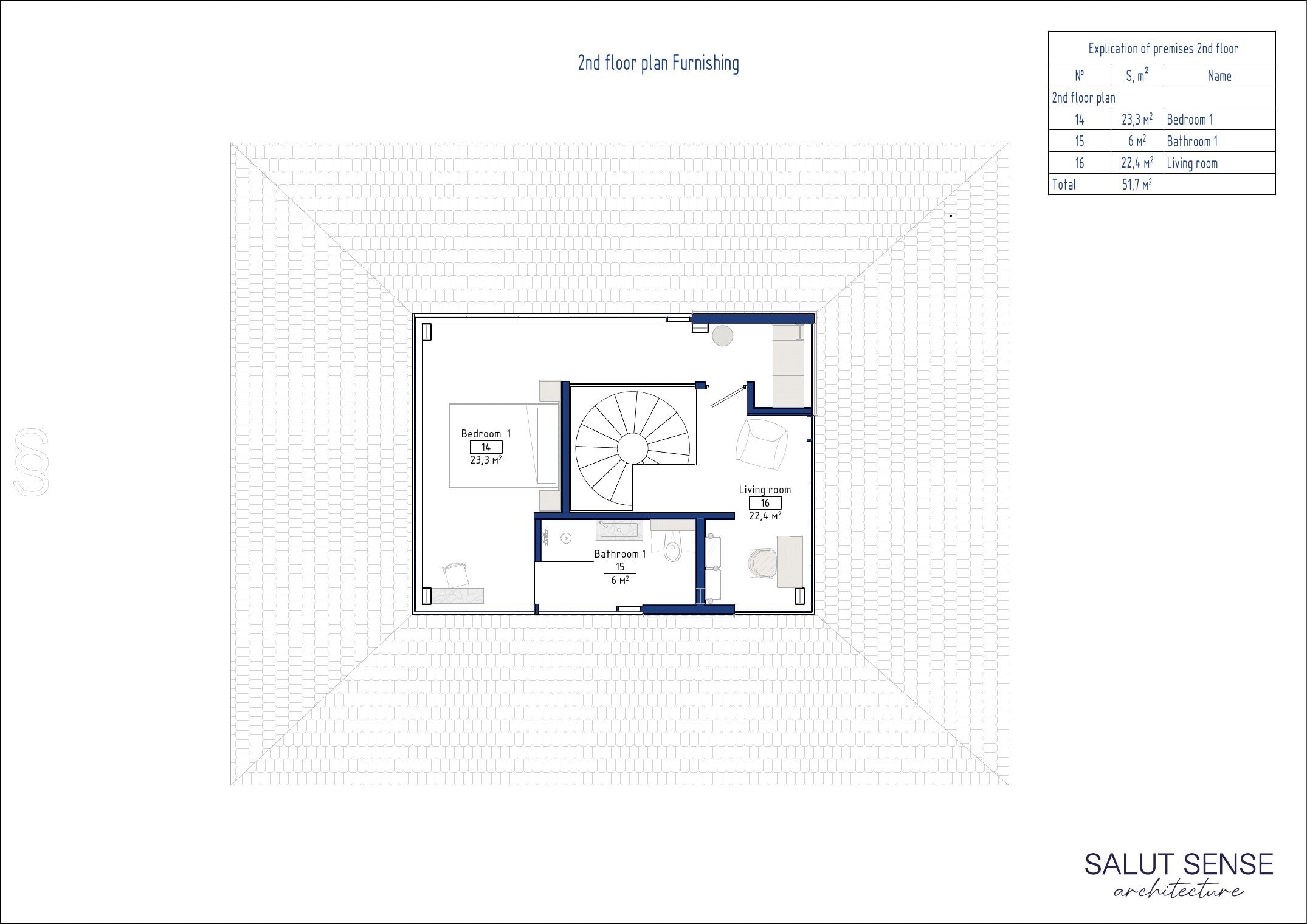 Aravita Residence 4 Bedroom Villa floor 2 plan