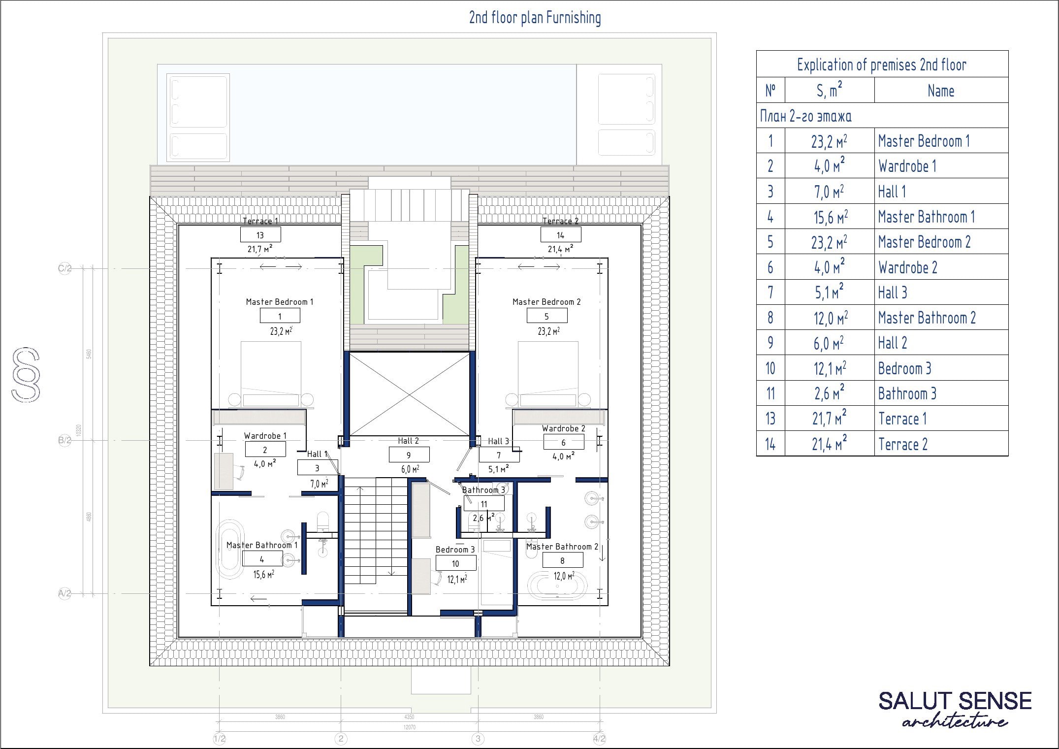 Aravita Residence Luxury Villa floor 2 plan