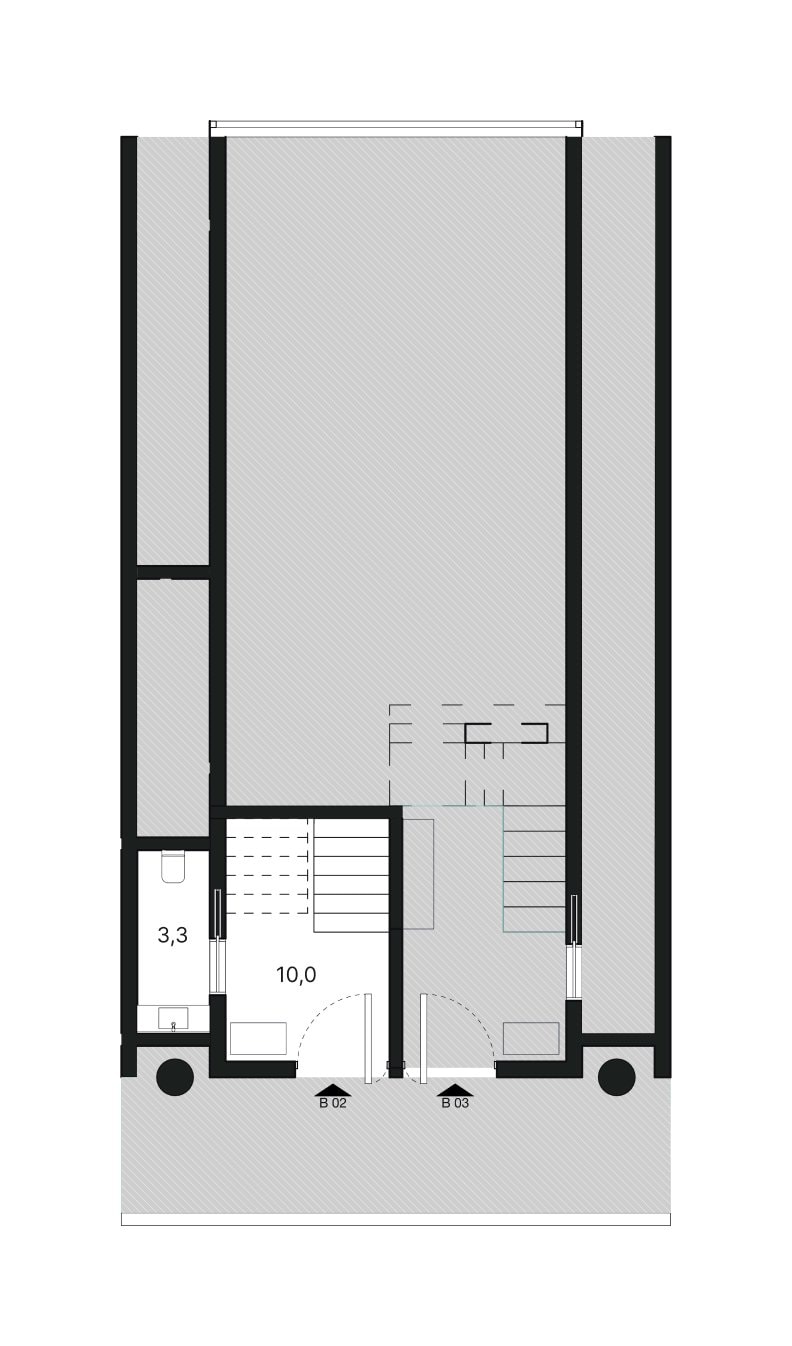 Lyvin Uluwatu Tower B · Two-level 2-bedroom with balcony floor 2 plan