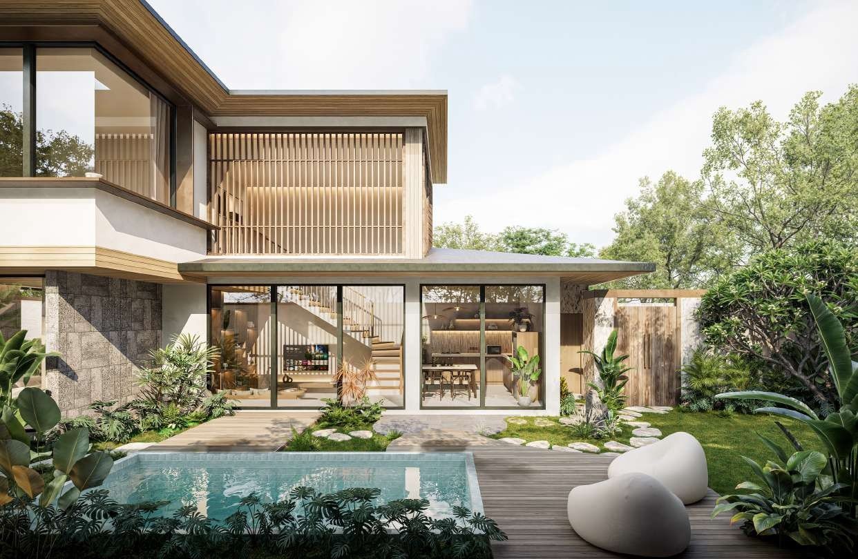 Vasana Kedungu Вилла 2+ спальни · 105 м²: изображение 2