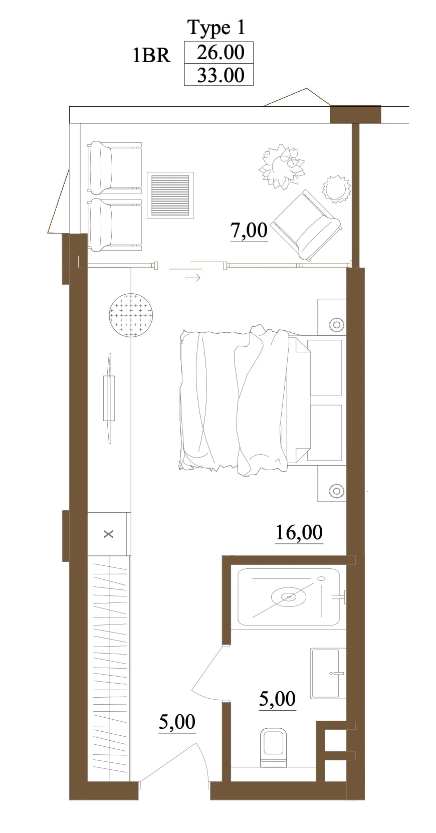 Ramada Nusa Dua by Wyndham Type 1 Verda: план этажа 1