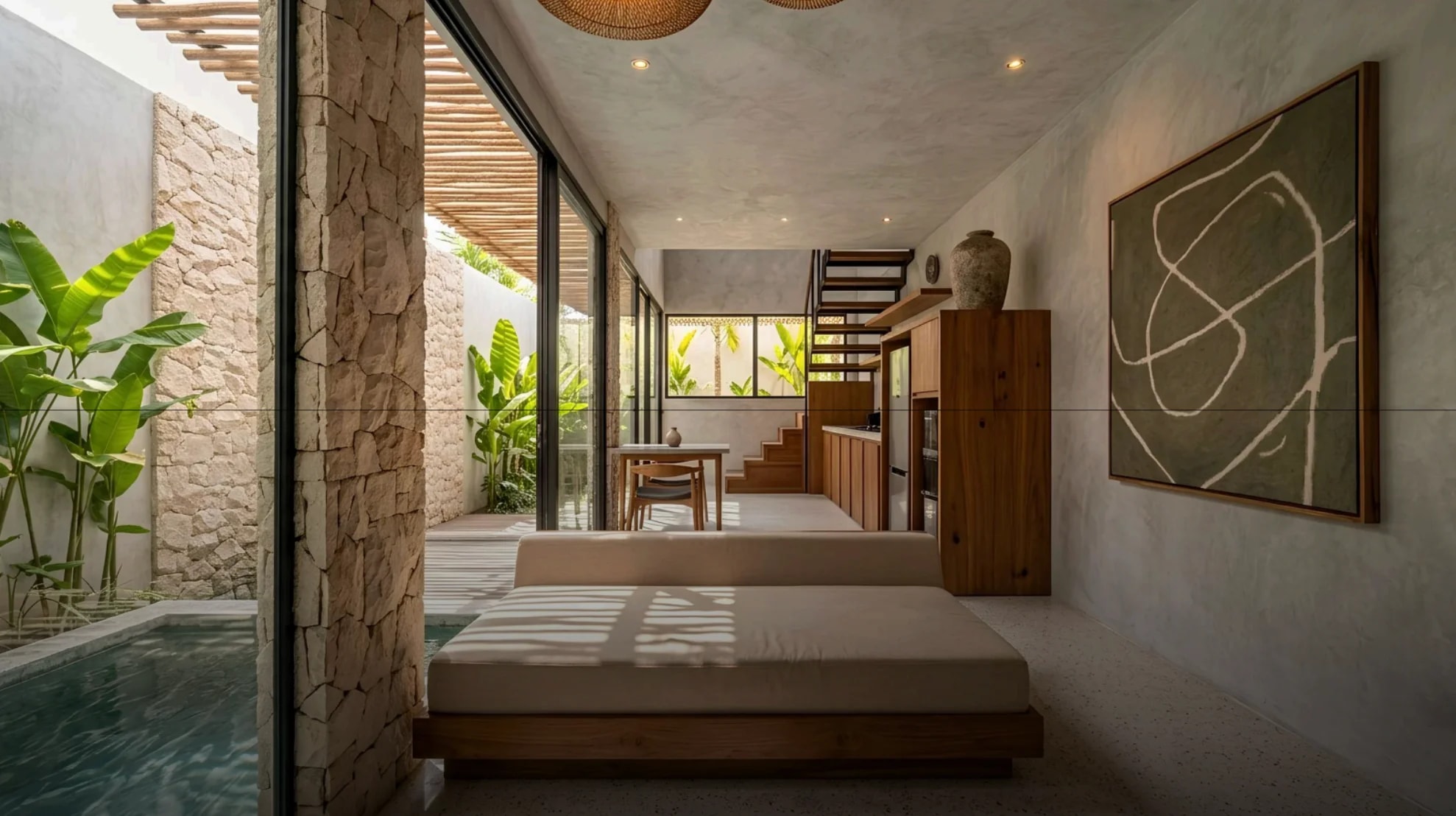 Umalas Private Suite 1 Bedroom Big: план этажа 1