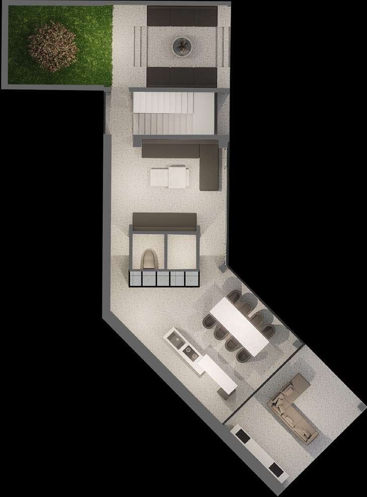 KABAKABA RESORT Villa 2 floor 1 plan
