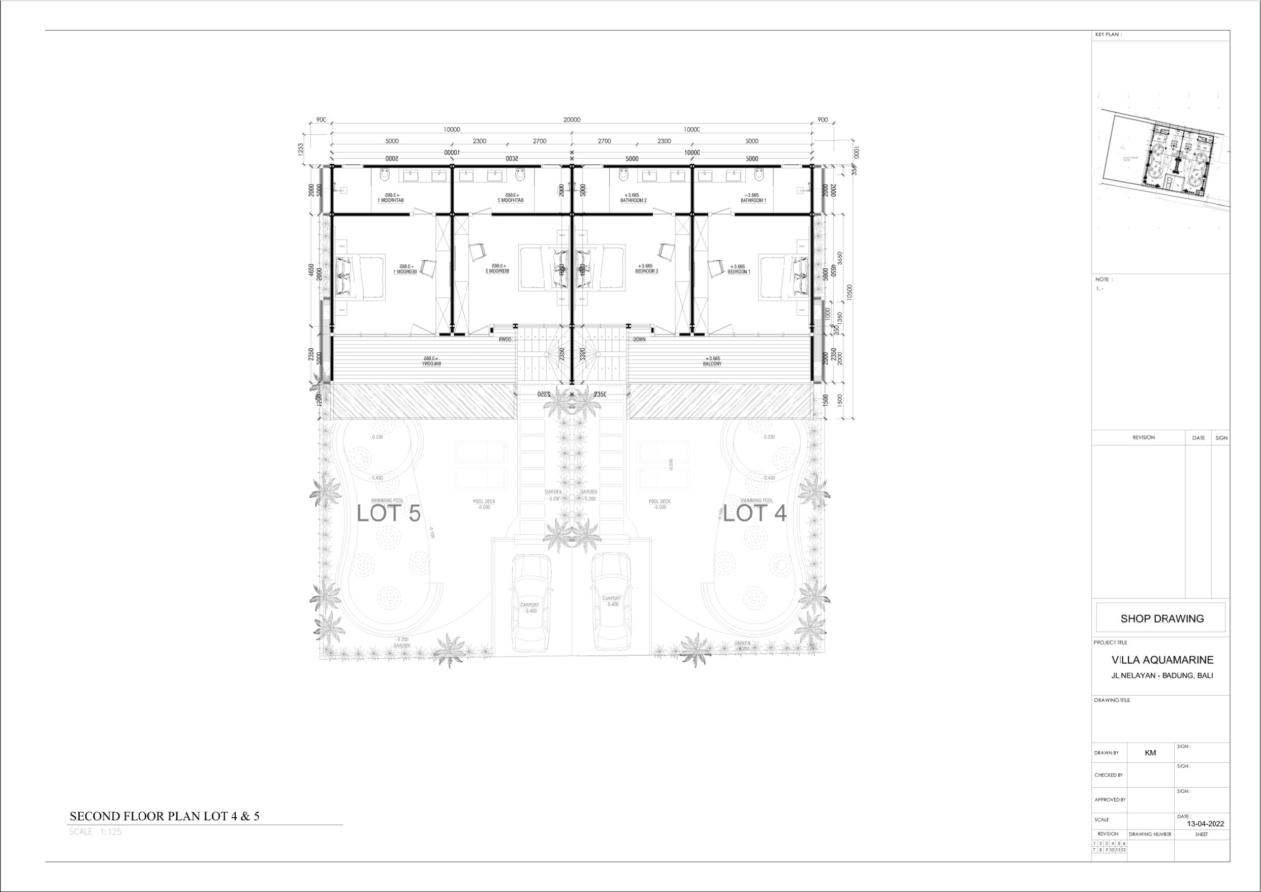 Aquamarine I Вилла с 3 спальнями · 263,3 м²: план этажа 2