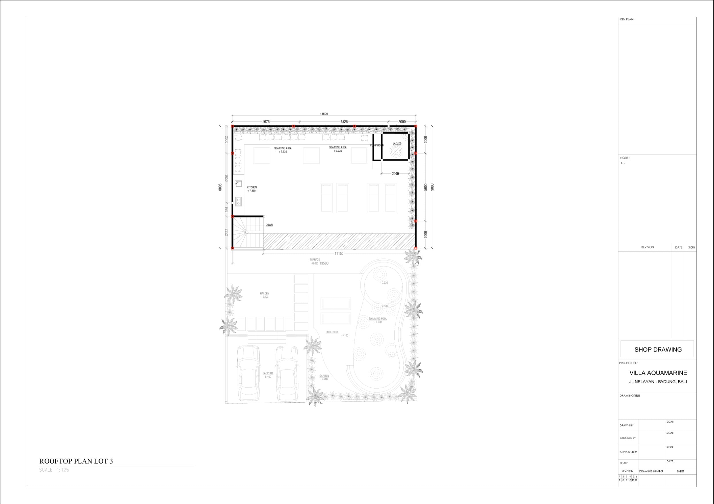 Aquamarine I Вилла с 4 спальнями · 358,15 м²: план этажа 3